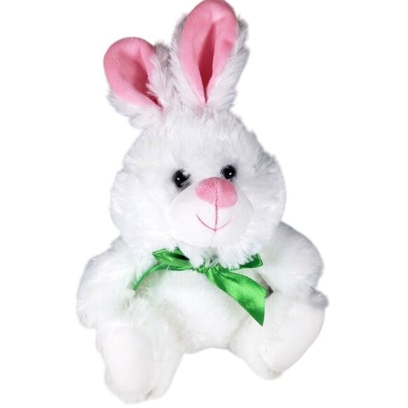 American Greeting Bunny Rabbit Plush White Easter Spring Stuffed Animal Toy - Picture 1 of 6
